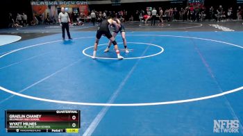 171 lbs Quarterfinal - Graelin Chaney, Dillingham High School vs Wyatt Milnes, Redington Sr. Jr/Sr High School