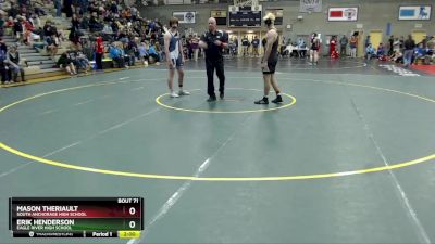 171 lbs Quarterfinal - Mason Theriault, South Anchorage High School vs Erik Henderson, Eagle River High School