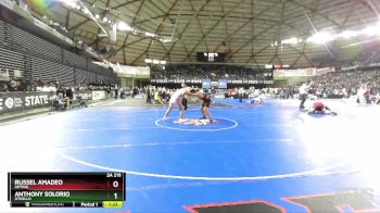 2A 215 lbs Champ. Round 1 - Russel Amadeo, Orting vs Anthony Solorio, Othello