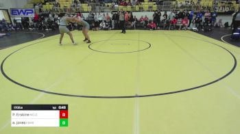 170 lbs Consi Of 8 #1 - Paisley Erskine, McLoud vs Aaliyah Jones, Edmond North Girls HS