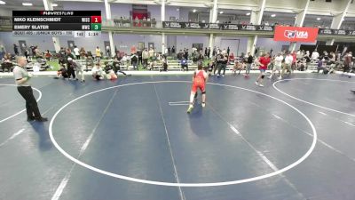 Junior Boys - 190 lbs Champ. Round 2 - Emery Slater, Mandan Wrestling Club vs Niko Kleinschmidt, Wisconsin