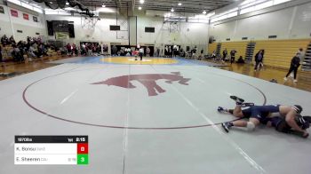 197D lbs Rr Rnd 1 - Kwasi Bonsu, Duke vs Eli Sheeren, Cal-Baptist