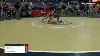 117 lbs Cons 16 #2 - Kaila Del Toro, Illinois vs Sophia Matthews, Massachusetts