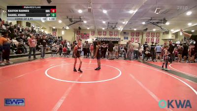 61 lbs Consi Of 8 #1 - Easton Barnes, Morris Wrestling Association vs Daniel Jones, Tulsa Blue T Panthers