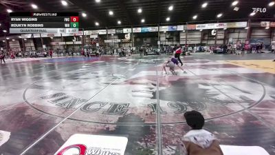 126 lbs Quarterfinal - Ryan Wiggins, Forsyth Wrestling Club vs Roukyn Robbins, Winner