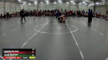 150 lbs Round 5 (8 Team) - Hunter Delaney, Team GT vs Caleb Hoffman, Mat Assassins Red