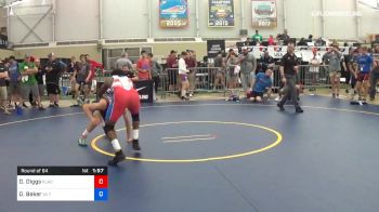 60 kg Round Of 64 - Desmond Diggs, Gladiator Wrestling Club vs Domonic Baker, Va Team Predator