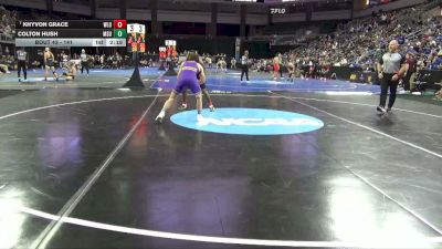 141 lbs Champ. Round 1 - Khyvon Grace, West Liberty vs Colton Hush, Minnesota St.