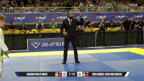Enzo Gabriel Alves Dos Santos vs Hudson Phillip Smith 2026 Pan Kids Jiu-Jitsu IBJJF Championship