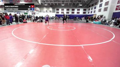 180 lbs Champ. Round 2 - Karla Martinez, Friends University vs Autumn Perez, Missouri Valley College