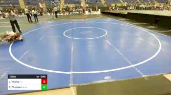 102 lbs Consi Of 4 - Jaxson Young, All American Training Center vs Evan Thydean, Bear Cave WC