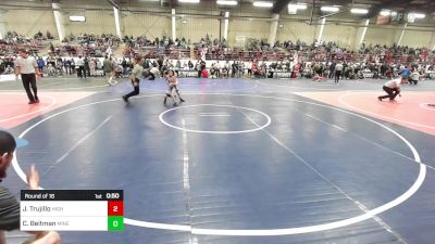 62 lbs Round Of 16 - Jace Trujillo, High Elevation WC vs Cristiano Beitman, Miners WC