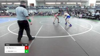 170 lbs Quarterfinal - Marco Marino, Berlin vs Jack Wendel, Nonnewaug