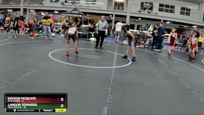 72 lbs Round 7 (8 Team) - Kayson McQuate, PA Alliance vs Landon Edwards, Team Gotcha