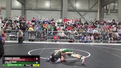 90 lbs Cons. Round 1 - Collin Ross, St. Francis vs Jordan Gentry, Lawrence Elite Wrestling Club