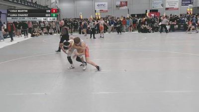 113 lbs Champ. Rd Of 32 - Cole Martin, Greater Heights Wrestling vs Luka Chavez, Rocky Ford