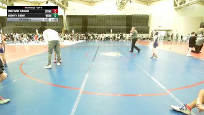 56 lbs Rr Rnd 3 - Bryson Grimm, CT Whale vs Henry Berk, Williamstown K3