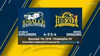 Full Replay - La Salle vs Drexel - 20 CAA Men's Basketball Game 40