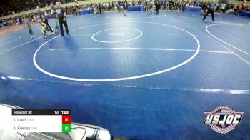 98 lbs Round Of 32 - Cason Craft, Threestyle vs Azreal Fierros, Clinton Youth Wrestling