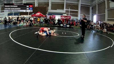 165 lbs Cons. Round 2 - Travis Coleman, California vs Colton Karczewski, Arizona