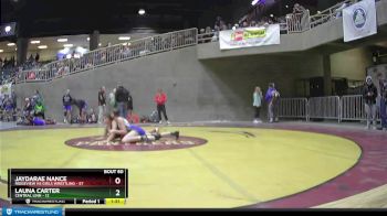 127 lbs Quarterfinal - JaydaRae Nance, Ridgeview HS Girls Wrestling vs Launa Carter, Central Linn