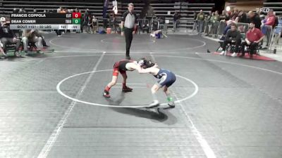 50 lbs Consi Of 16 #1 - Francis Coppola, Elite NJ vs Dean Comer, Triumph Trained
