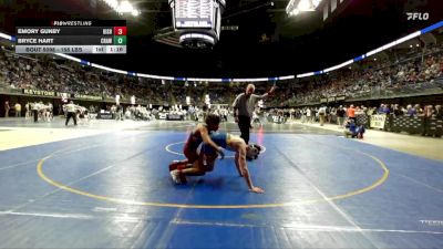 155 lbs Round Of 32 - Emory Gunby, Bishop McCort vs Bryce Hart, Crawford Central