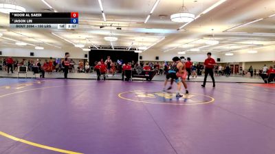 132 lbs Champ. Rd Of 16 - Noor Al Saedi vs Jason Lin