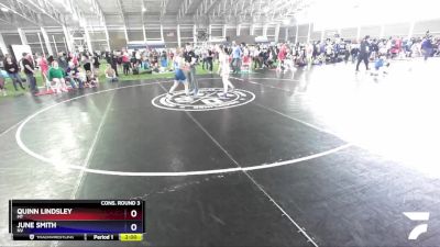 102-103 lbs Cons. Round 3 - Quinn Lindsley, MT vs June Smith, NV