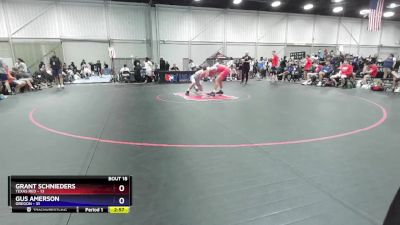 157 lbs 2nd Wrestleback (16 Team) - Grant Schnieders, Texas Red vs Gus Amerson, Oregon