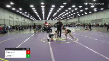 91 lbs 5th Place - Kasia Wong, Standfast Wrestling vs Lily Lane, Raw
