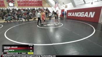 175 2B Quarterfinal - Juan Garcia, Oroville vs Michael Ubaldo, Brewster