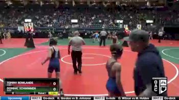 95 lbs Champ. Round 2 - Tommy Rowlands, EAG2 vs Dominic Schwinnen, OLB1