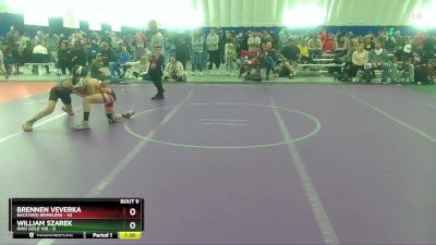 84 lbs Round 3 (8 Team) - Brennen Veverka, Backyard Brawlers vs William Szarek, Ohio Gold 10k