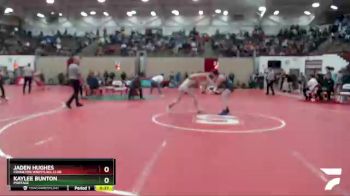 109 lbs Quarterfinal - Jaden Hughes, Frankton Wrestling Club vs Kaylee Bunton, Portage