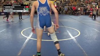 128 lbs Champ. Round 2 - Noah Keen, Cambridge vs Hunter Kline, Upgraded Industries