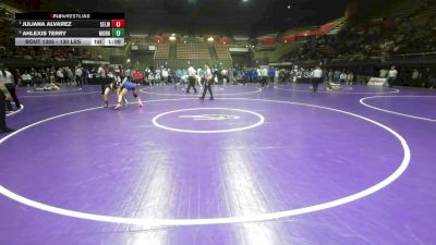 130 lbs Semifinal - Juliana Alvarez, Selma vs Ahlexis Terry, Morro Bay