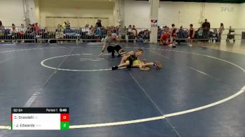 62-64 lbs Round 2 - Jason Edwards, Alleghany Youth Wrestling vs Charlie Grandelli, North Carolina