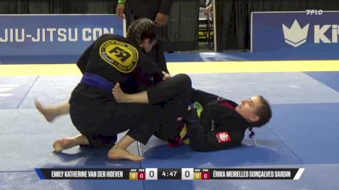 Érika Meirelles Gonçalves Sardin vs Emily Katherine Van Der Hoeven 2025 Pan Jiu Jitsu IBJJF Championship