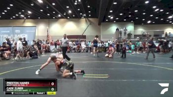 125 lbs Round 2 (6 Team) - Preston Haines, Beast Mode WA Pink vs Cade Zuber, Indiana Outlaws White