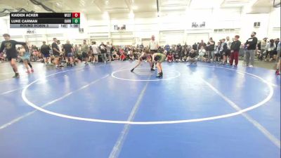 96 lbs Round Robin 3 - Kaiden Acker, West Virginia Wild-MS vs Luke Carman, Carrollton Warrior-MS