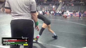 106 lbs Semifinal - Reanah Utterback, Team Iowa vs Rylee Balcazar, Team Colorado