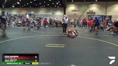 112 lbs Round 3 (6 Team) - Cole Orcutt, Pitbulls Elite vs John Manning, Team Illinois