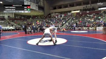 6A 190 lbs 3rd Place Match - Matt Russell, CABOT HIGH SCHOOL vs Landon Keck, BENTONVILLE HIGH SCHOOL