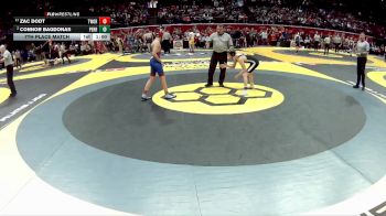 D1-106 lbs 7th Place Match - Connor Bagdonas, Perrysburg vs Zac Dodt, Thom. Worthington