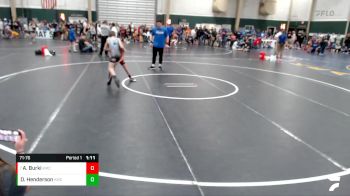 71-76 lbs Cons. Round 2 - Asa Burki, Wilcox-Hildreth vs Dillon Henderson, Sutherland Youth Wrestling