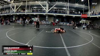 80 lbs Round 5 (8 Team) - Cooper Boland, U2 Uprising Blue vs Owen Blankenship, VA Patriots