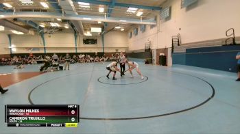144 lbs Round 4 (10 Team) - Colby Milnes, Wheatland vs Damien Pino, South