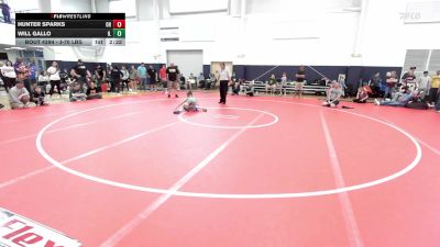 J-70 lbs Consi Of 16 #2 - Hunter Sparks, OH vs Will Gallo, IL