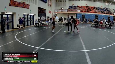 144 lbs Champ. Round 2 - Joshua Jackson, Calvert Hall College vs Brandon Yoon, Gilman School